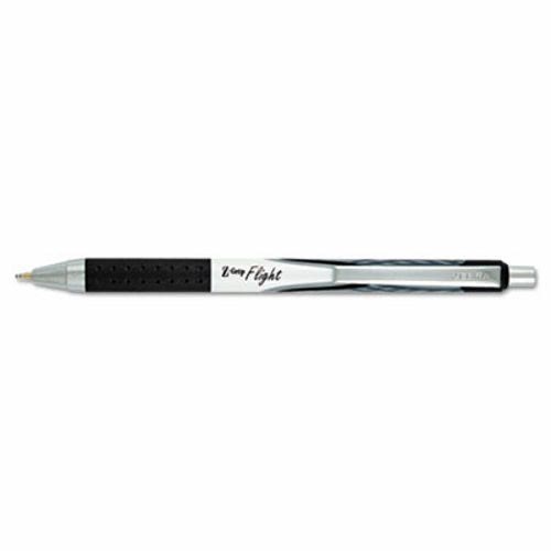 oration  Z-Grip Retractable Flight Pen, Black - 1 Dozen