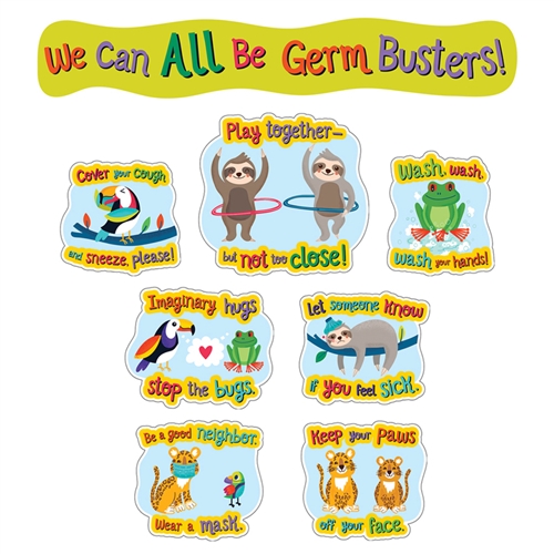 Picture of Carson Dellosa Education CD-110512 One World Germ Busters Bulletin Board Set