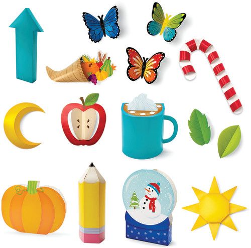 Picture of Creative Teaching Press CTP10174 3D Pop Year Round Seasonal Bulletin Boards Set