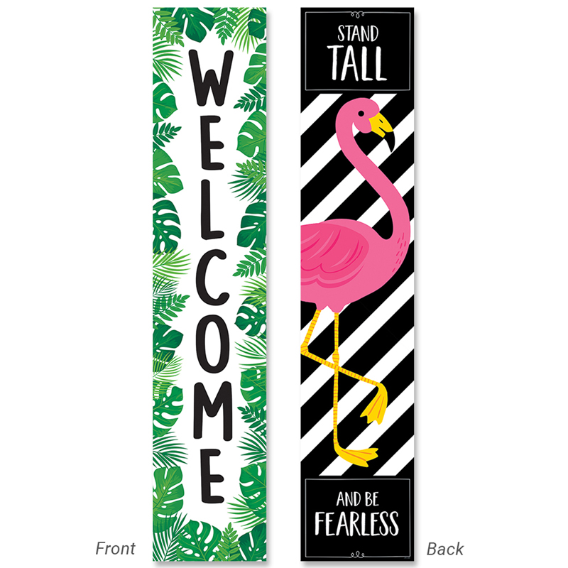 Picture of Creative Teaching Press CTP10238 Palm Paradise Welcome Double-Sided Banner&#44; Multi Color
