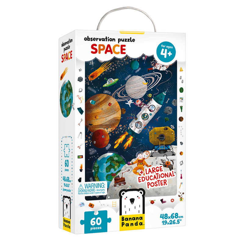 Picture of Banana Panda BPN33666 Observation Space Puzzle, Multi Color