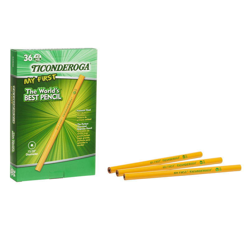 Dixon Ticonderoga  Ticonderoga Pencil without Eraser, Yellow - 36 Count