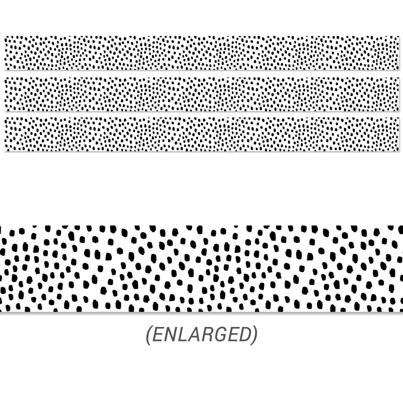 Picture of Creative Teaching Press CTP10451-3 Black Messy Dots Border&#44; Black & White - Grade K - Pack of 3