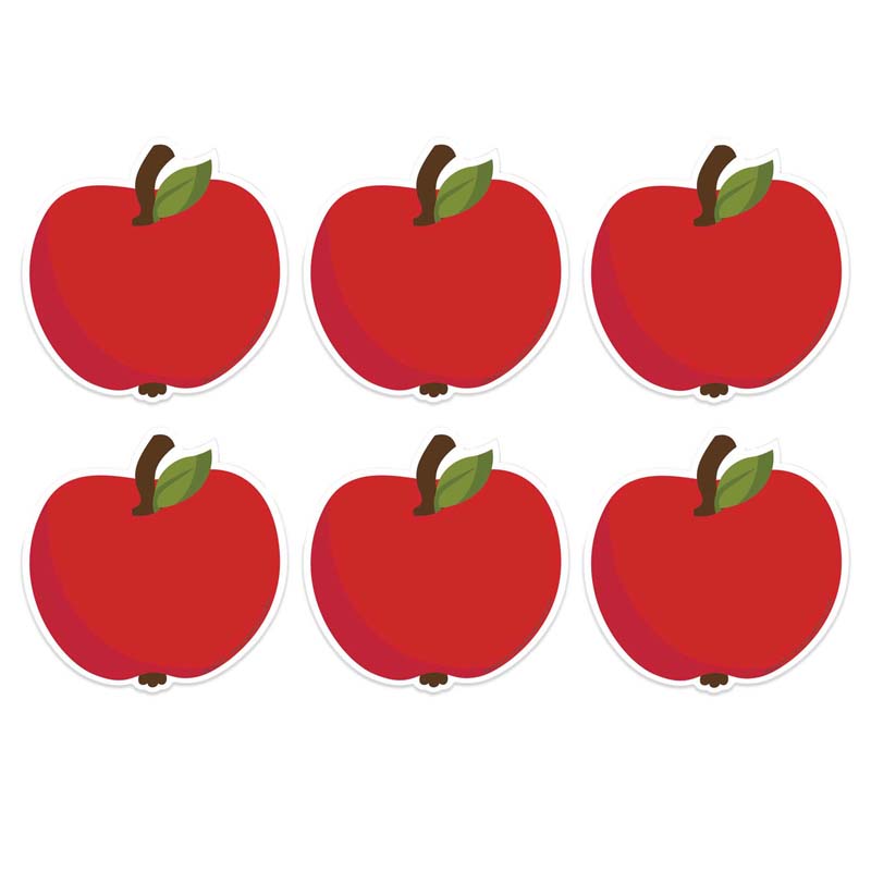 Picture of Eureka EU-841562-6 A Teachable Town Apples Paper Cut-Outs - Pack of 6