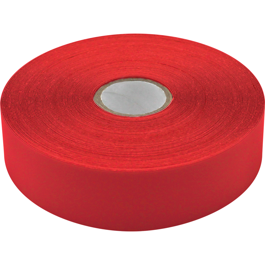 Picture of Teacher Created Resources TCR77548 Spot on Floor Marker Strips, Red, 50 ft. x 1 in.