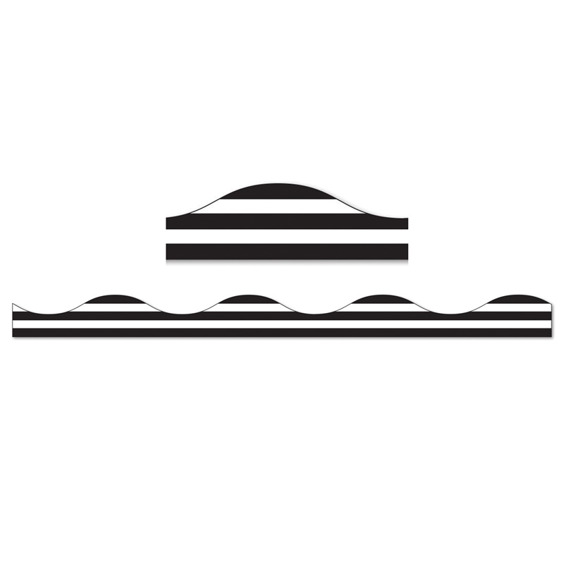 Picture of Ashley Productions ASH11429 Magnetic Border - Horizontal&#44; Black