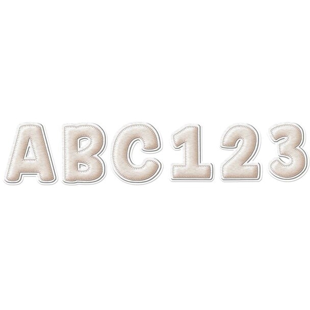 Picture of Eureka EU-850012 Cream Felt A Close-knit Class Deco Letters