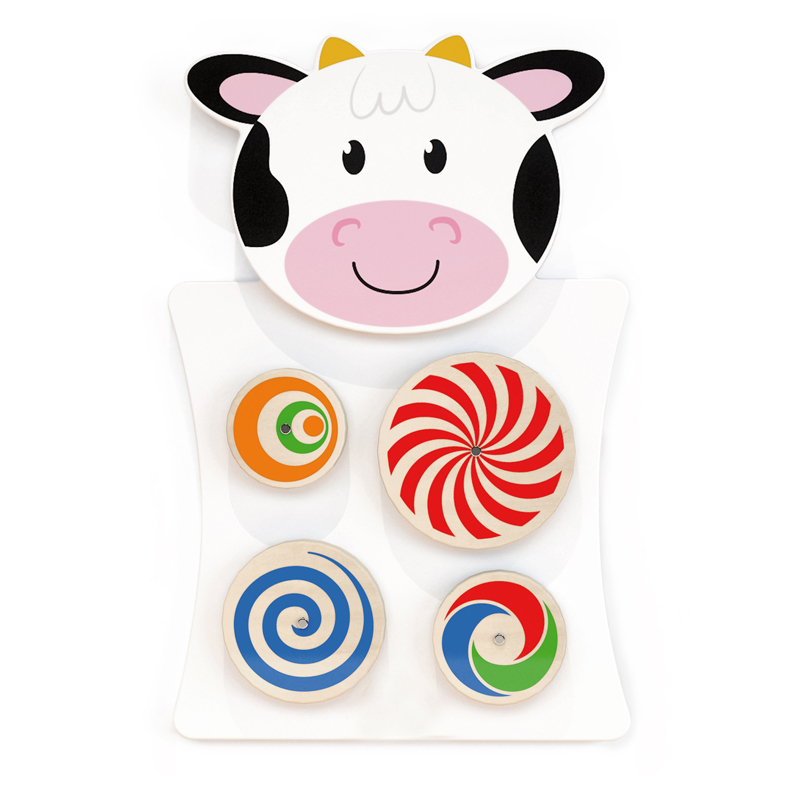 Picture of Learning Advantage CTU50677 Single Activity Cow Wall Panel for Grade PK Plus&#44; Multi Color