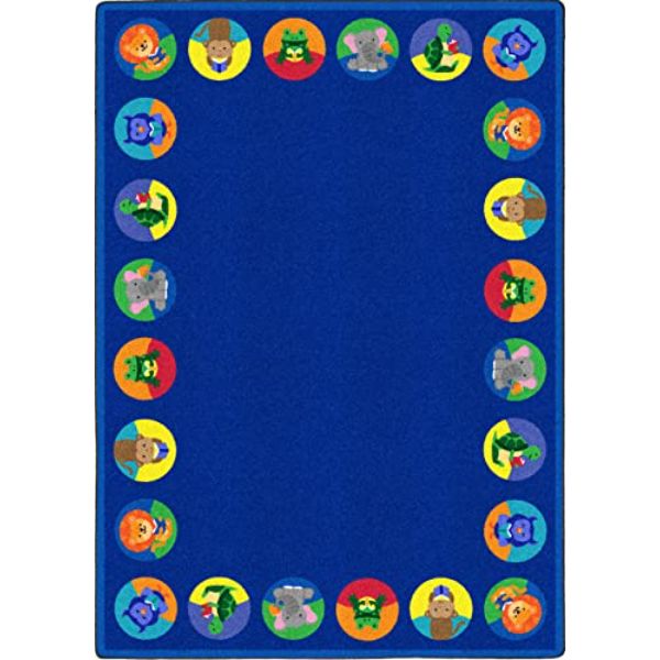 Animal Readers Rectangle Area Rug - Multi Color - 7 ft. 8 in. x 10 ft. 9 in.