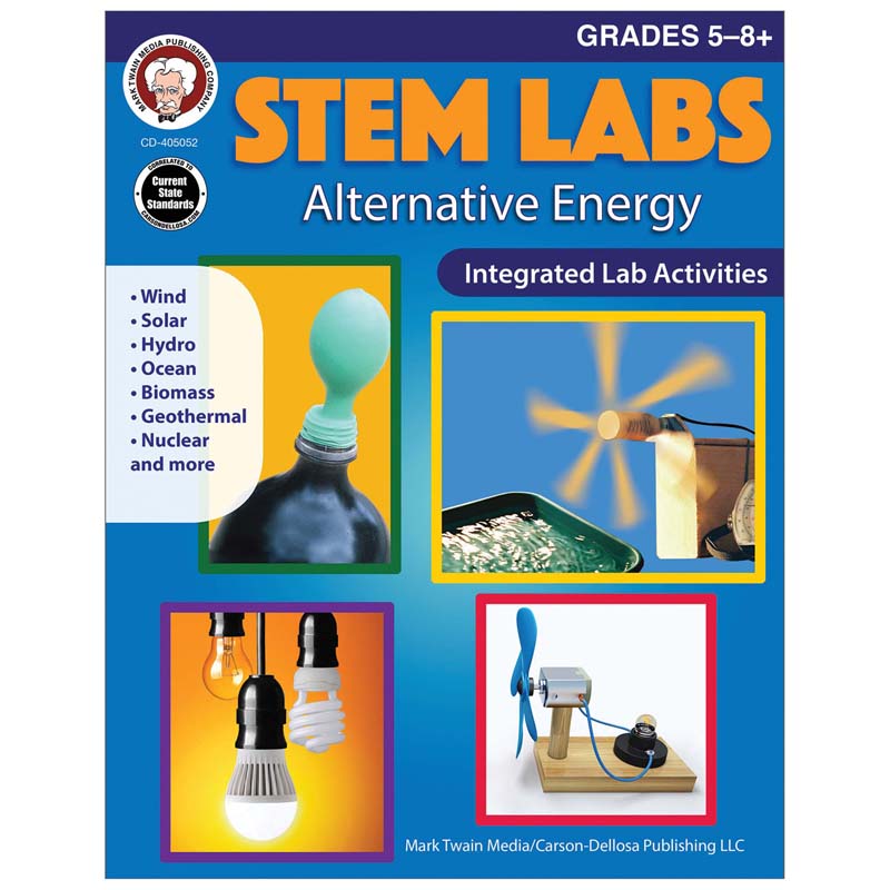 Picture of Carson Dellosa Education CD-405052 Alternative Energy Workbook for Grade 5-8 Plus&#44; Multi Color