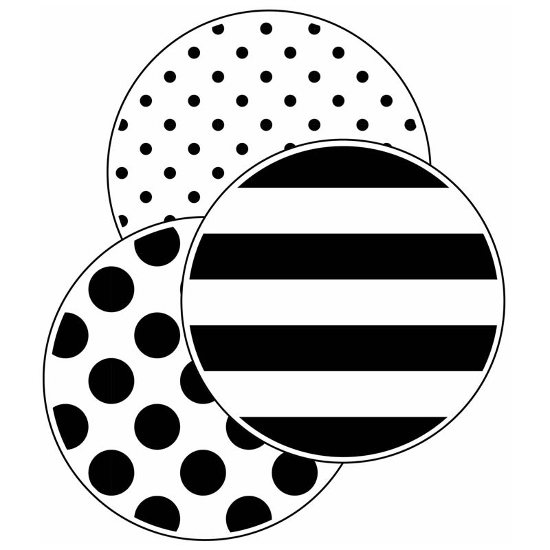 Picture of Carson Dellosa Education CD-120606 Brights Designer Dots Cut-Outs for Grade PK-5&#44; Multi Color
