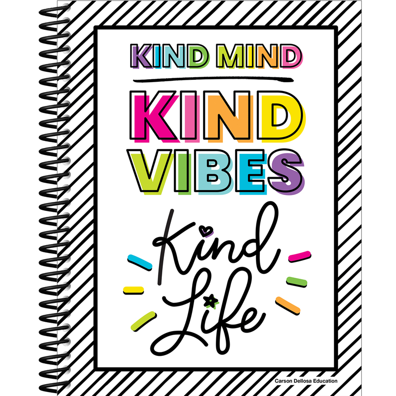 Kind Vibes Teacher Planner for Grade PK-12, Multi Color