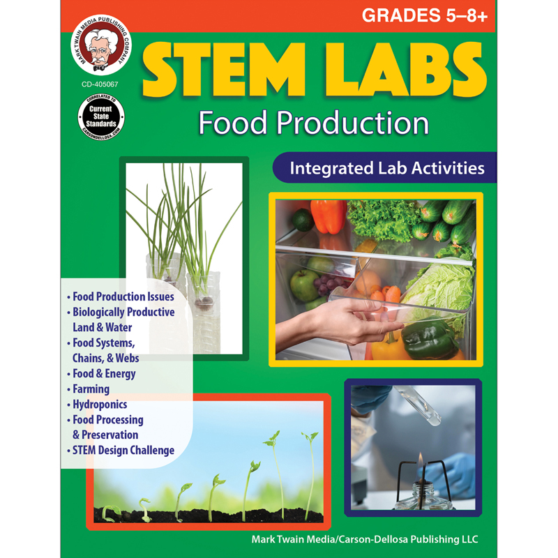 Picture of Carson Dellosa Education CD-405067 Food Production Workbook for Grade 5-12&#44; Multi Color
