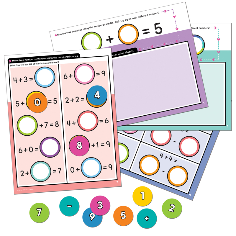 Picture of Carson Dellosa Education CD-146032 Educational Clings Center - Number Sentences - 22 Piece