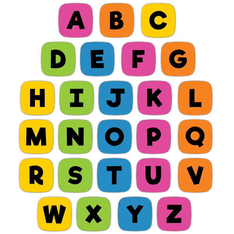 Picture of Carson Dellosa Education CD-146042 Edu-Clings Alphabet Manipulative Silicone Set&#44; 26 Piece