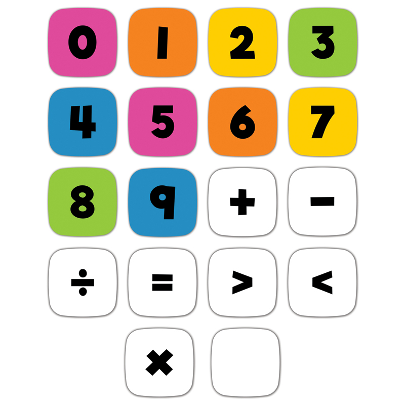 Picture of Carson Dellosa Education CD-146045 Edu-Clings Numbers & Operations Learning Set&#44; Multi Color