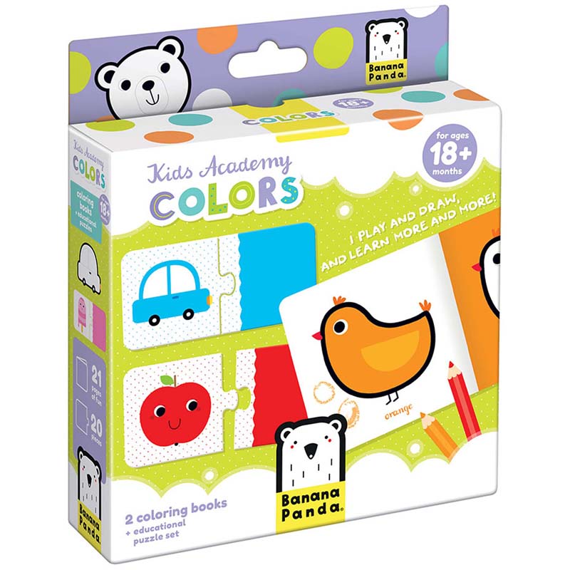 Picture of Banana Panda BPN77368 18M Plus Kid Academy Colors Puzzle Set&#44; Multi Color