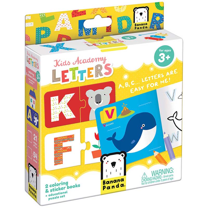 Picture of Banana Panda BPN77373 3 Plus Kid Academy Letters Set&#44; Multi Color