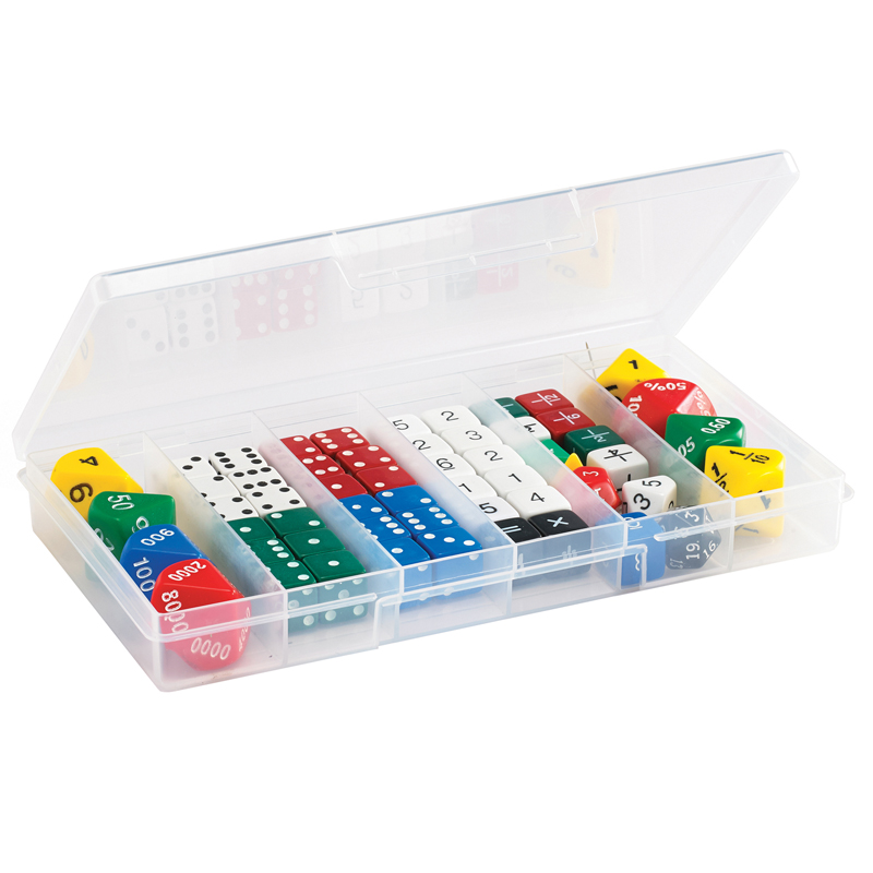 Classroom Dice Set for Grade PK Plus, Multi Color
