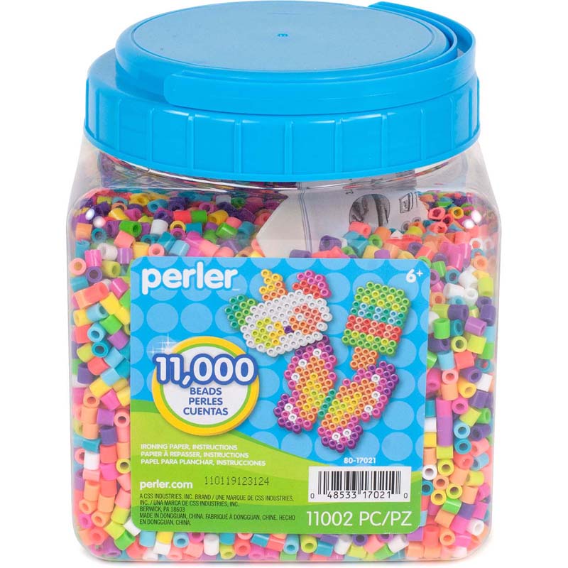 Picture of Perler PER8017021 Beads Summer Mix 11000 Beads, Assorted Color