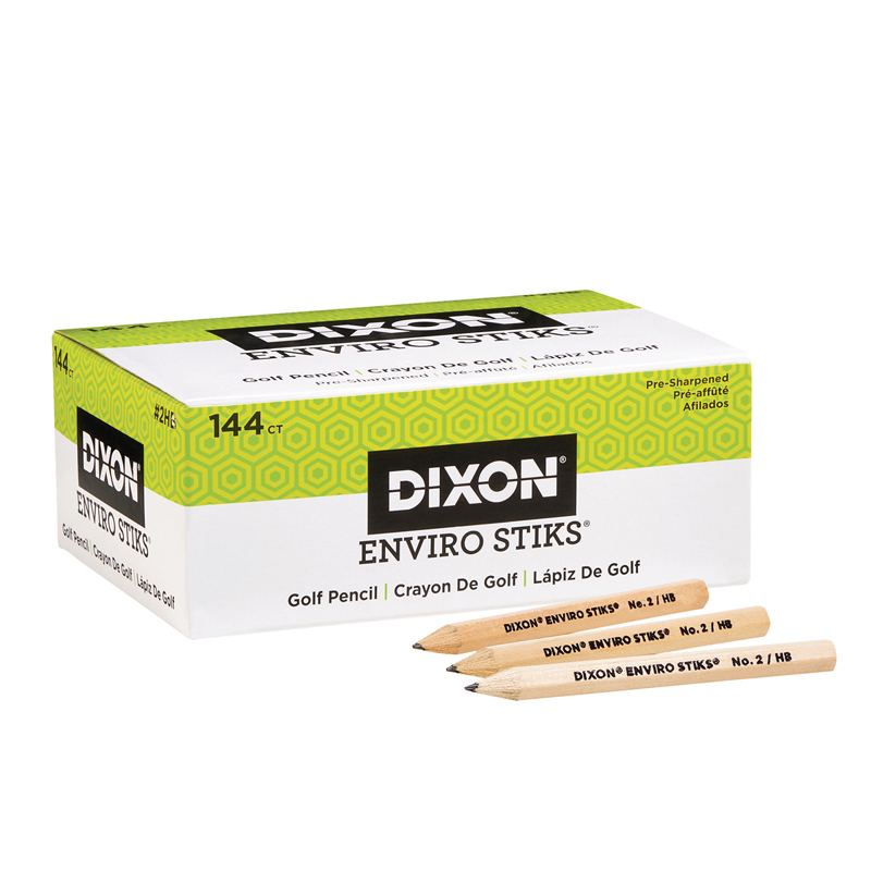 Picture of Dixon Ticonderoga DIX15099 Envirostiks Golf Pencils for Grade K-12&#44; Natural Color - 144 Count