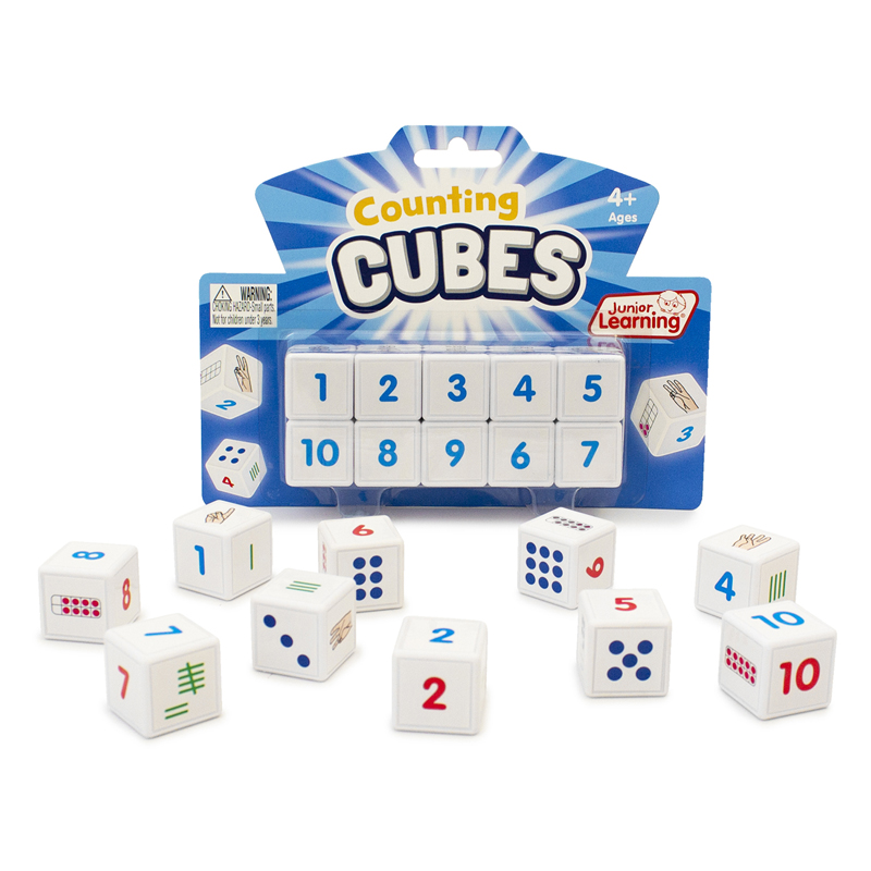 Picture of Junior Learning JRL645 Counting Cubes for Kids Learning, Multi Color