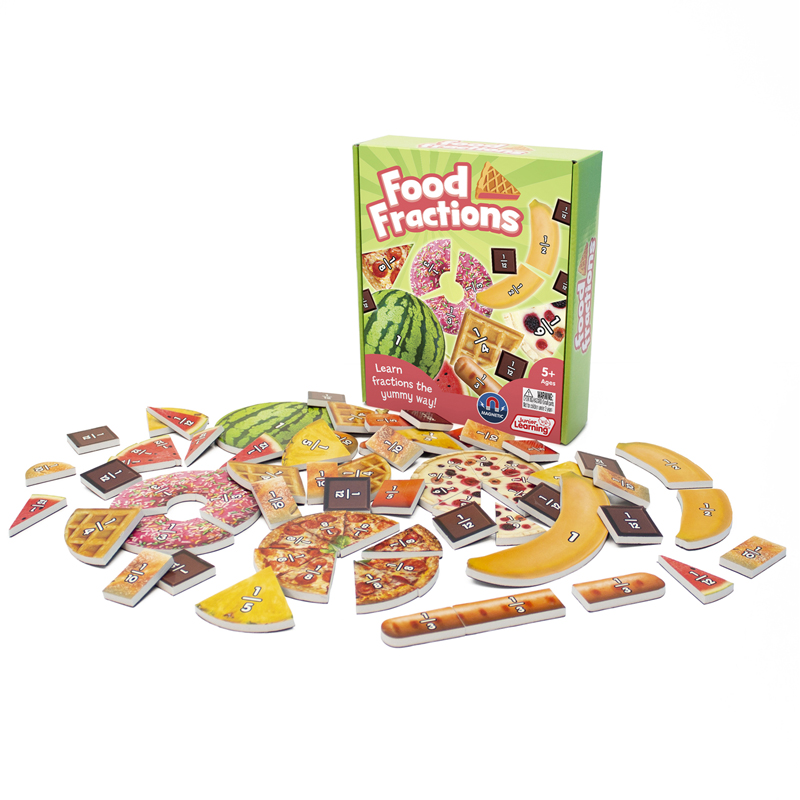 Picture of Junior Learning JRL646 Food Fraction Junior Learning Math Education Toys, Multi Color