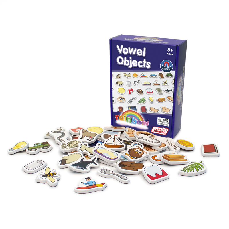 Picture of Junior Learning JRL650 Vowel Objects Education Toys, Multi Color