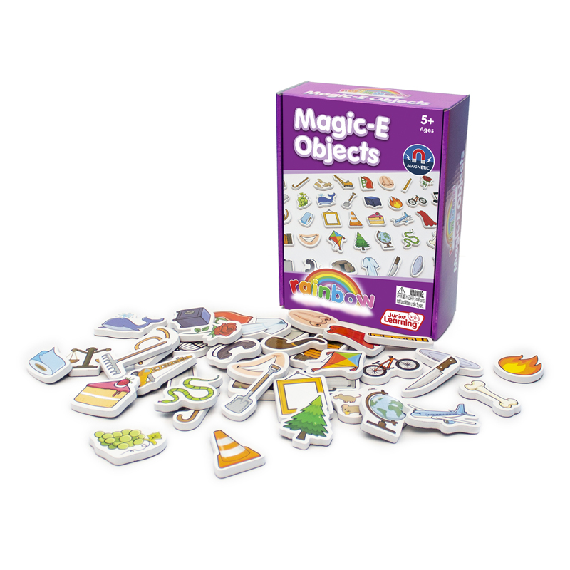 Picture of Junior Learning JRL651 7.87 in. Magic E Objects Education Toys, Multi Color