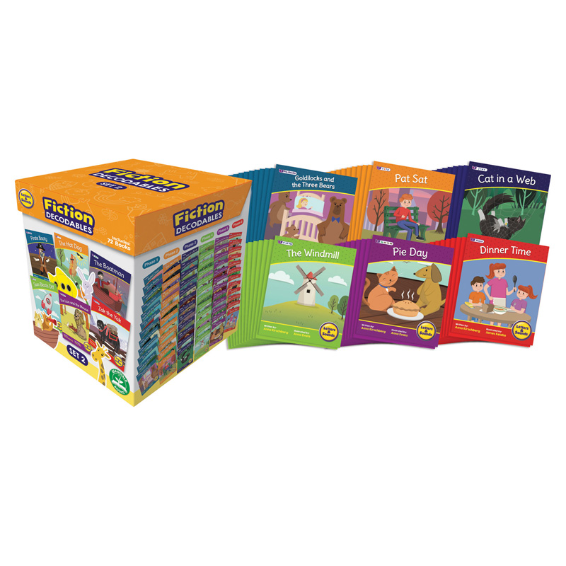 Picture of Junior Learning JRLBB111 Letters & Sounds 2 Fiction Boxed Set for Learning for Grade PK Plus&#44; Multi Color