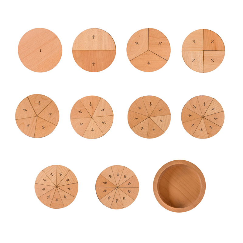Picture of Learning Advantage CTUFF475 1.77 in. Learning Fractions&#44; Grade PK Plus