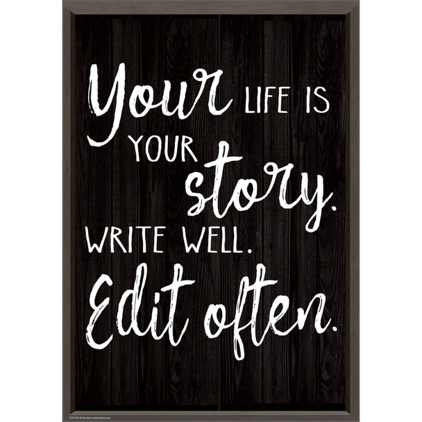 Picture of Teacher Created Resources TCR7993 Your Life Is Your Story Write Well Poster