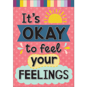 Picture of Teacher Created Resources TCR7444 Its Okay To Feel Your Feelings Poster