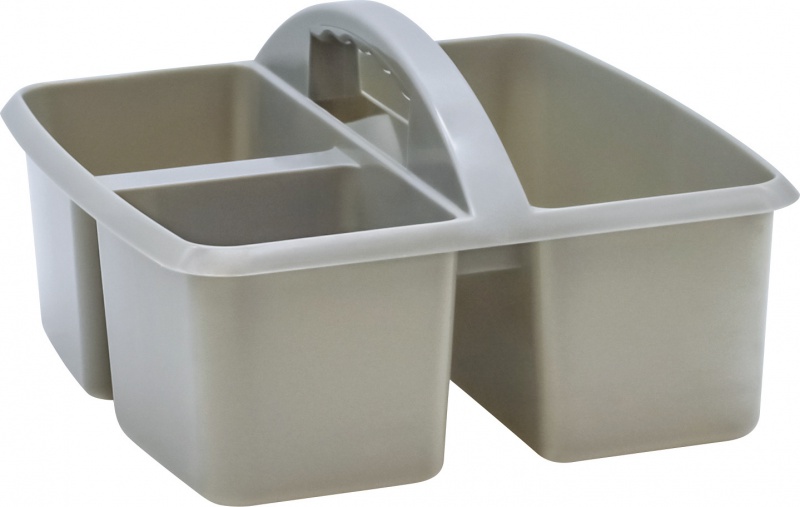 Picture of Teacher Created Resources TCR20441 Plastic Storage Caddy&#44; Gray