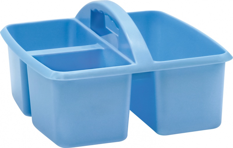 Picture of Teacher Created Resources TCR20446 Plastic Storage Caddy&#44; Light Blue
