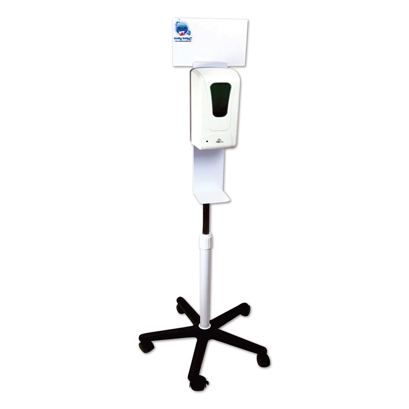 Picture of Ashley Productions ASH50300 Automatic Hand Sanitizer Station&#44; White