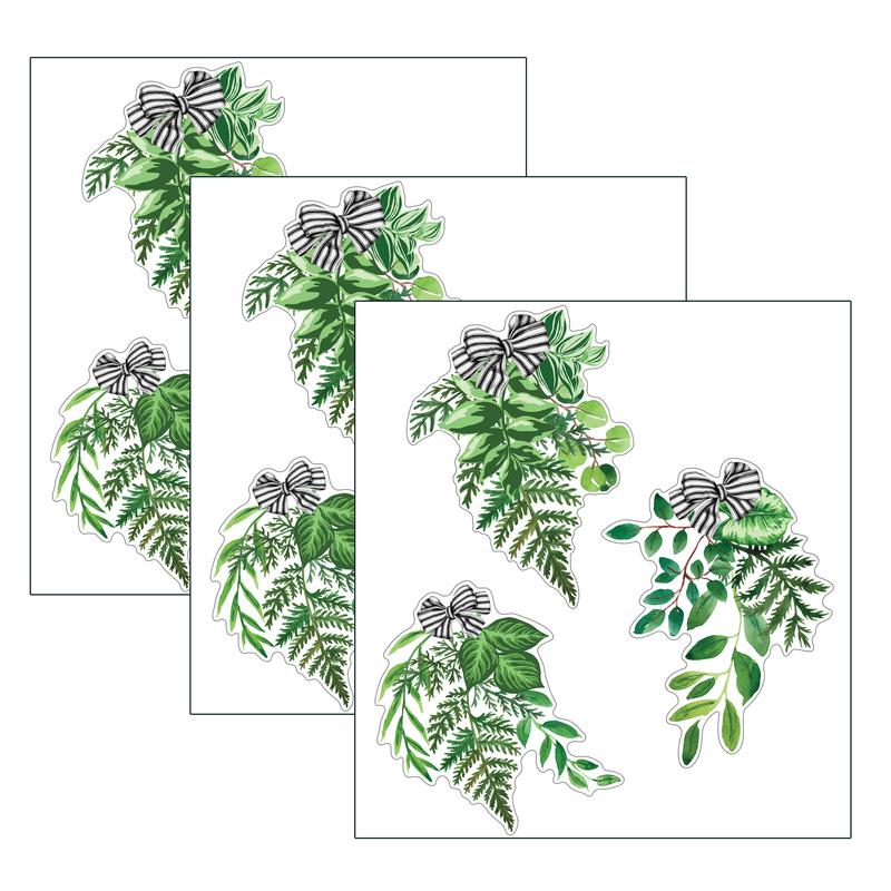 Picture of Carson Dellosa Education CD-120609-3 Simply Boho Greenery Cut Outs - Pack of 3