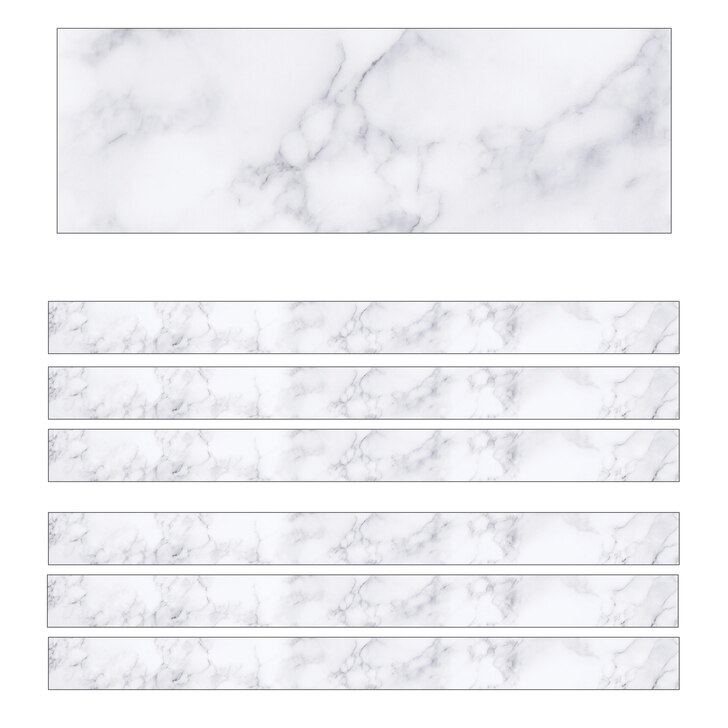 Picture of Carson Dellosa Education CD-108424-6 Simply Boho Marble Straight Borders - Pack of 6