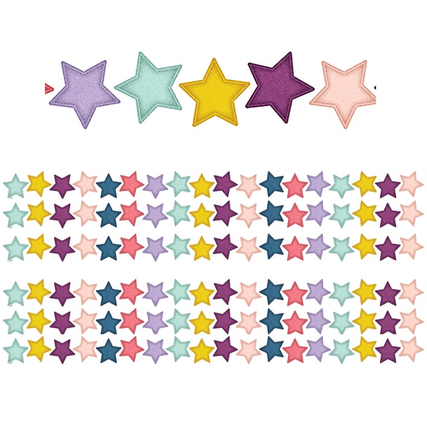 Picture of Teacher Created Resources TCR9089-6 Oh Hppy Day Stars Die-Cut Outs - Pack of 6