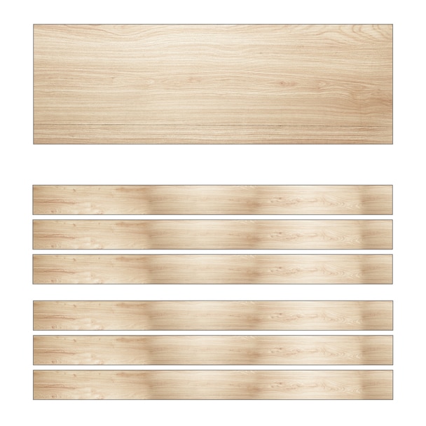 Picture of Carson Dellosa Education CD-108426-6 Simply Boho Wood Straight Border - Pack of 6