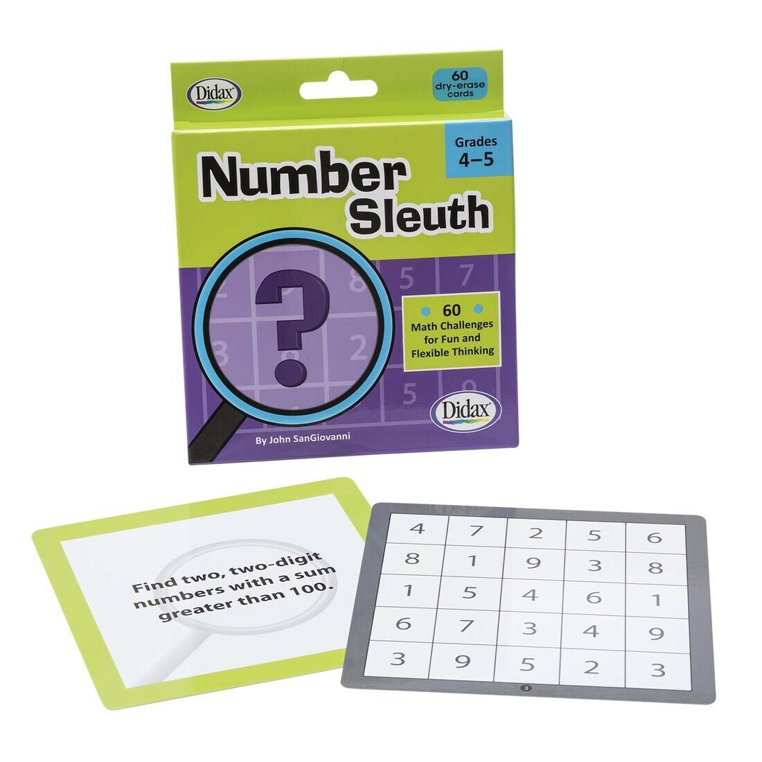 Picture of Didax DD-211745 GR 4-5 Number Sleuth Fluency Number Sense through Puzzle & Play