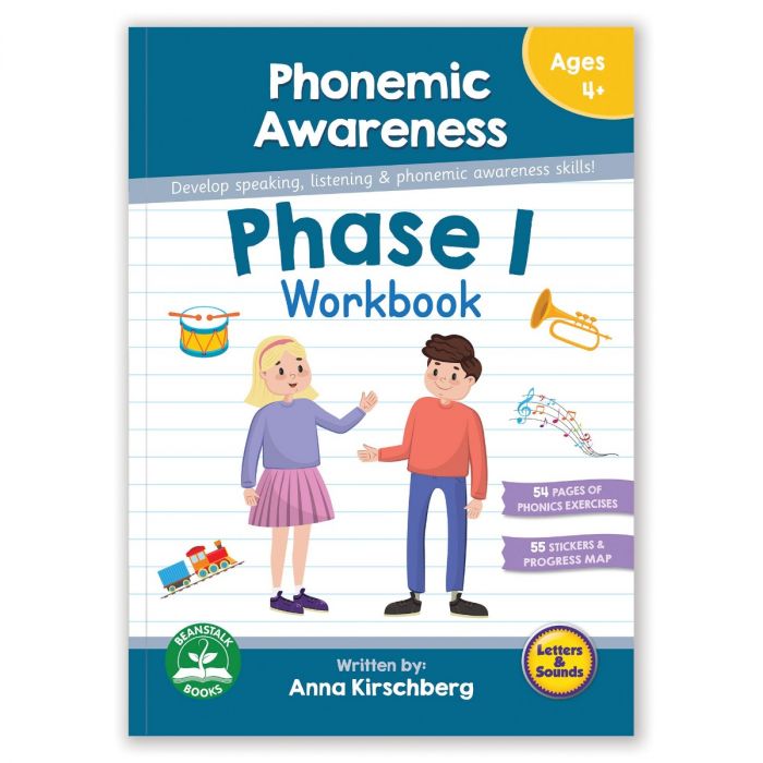 Picture of Junior Learning JRLBB118 Phase 1 Phonemic Awareness Workbook