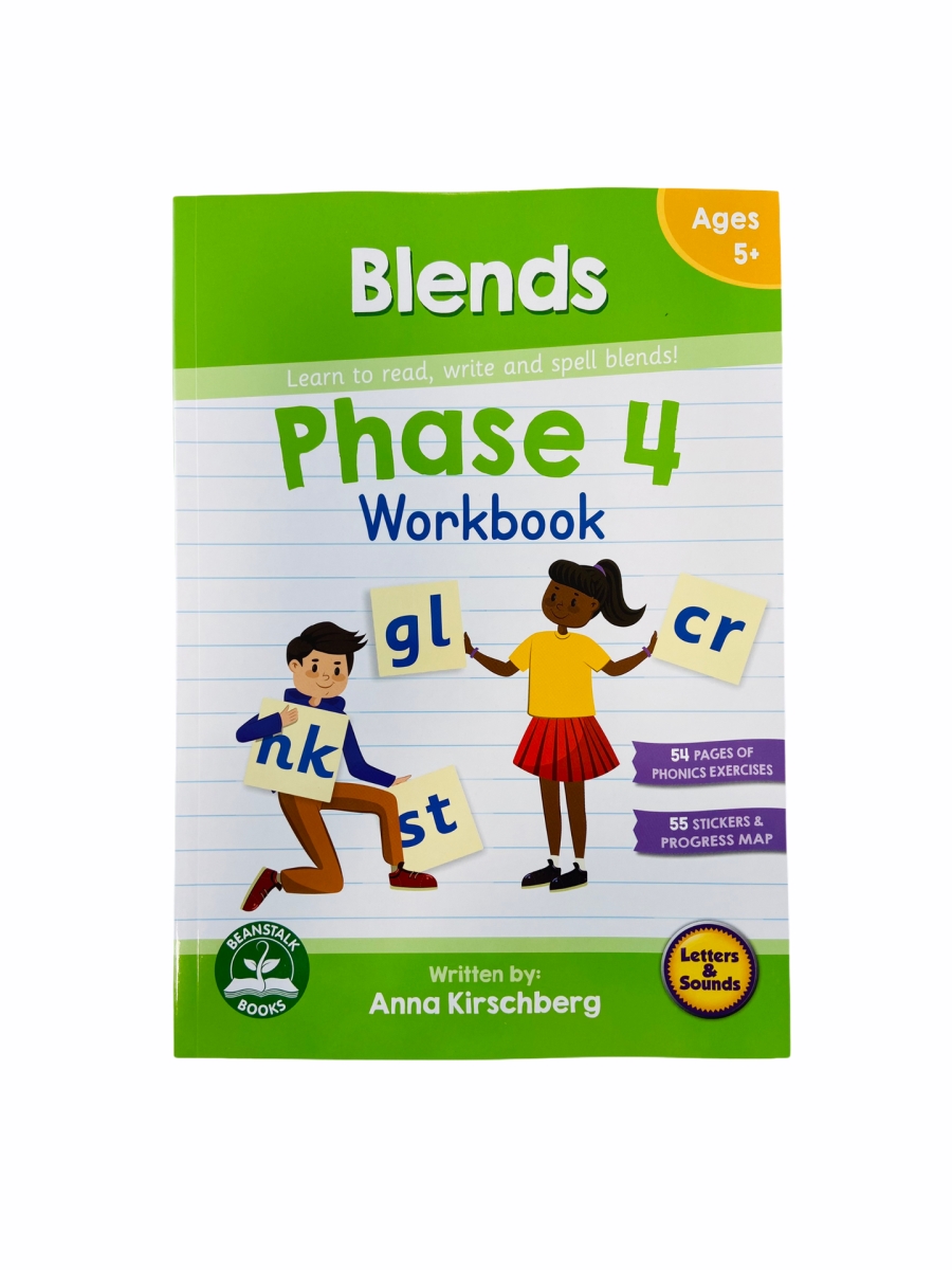 Picture of Junior Learning JRLBB121 Phase 4 Blends Workbook