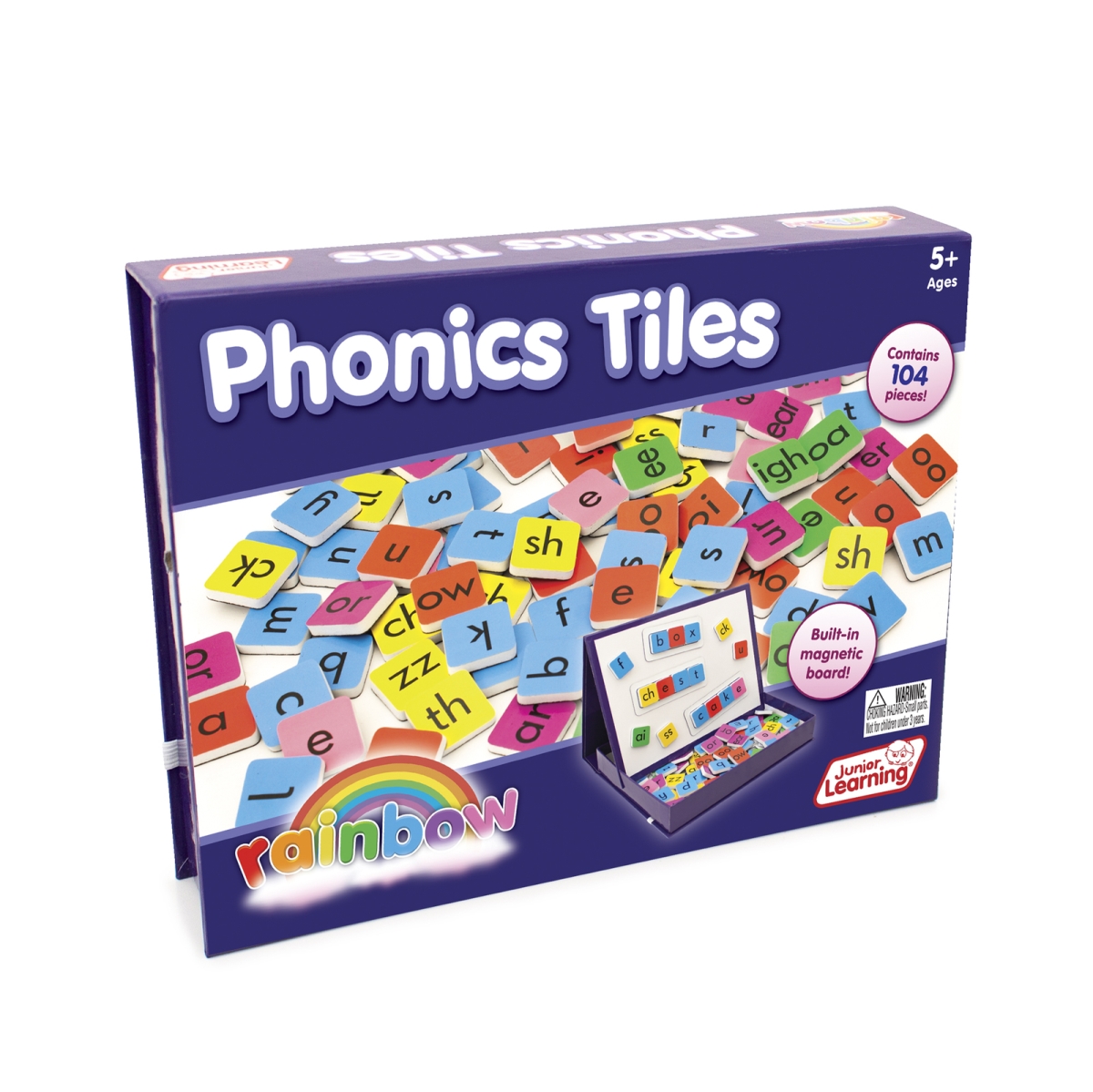 Picture of Junior Learning JRL654 Rainbow Phonics Tiles for Learning Kids