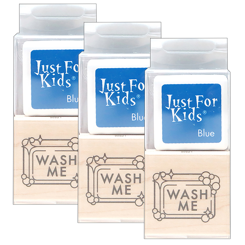 Picture of Hero Arts HOALP506-3 Wash Me Herokids with Ink&#44; Turquoise - Pack of 3