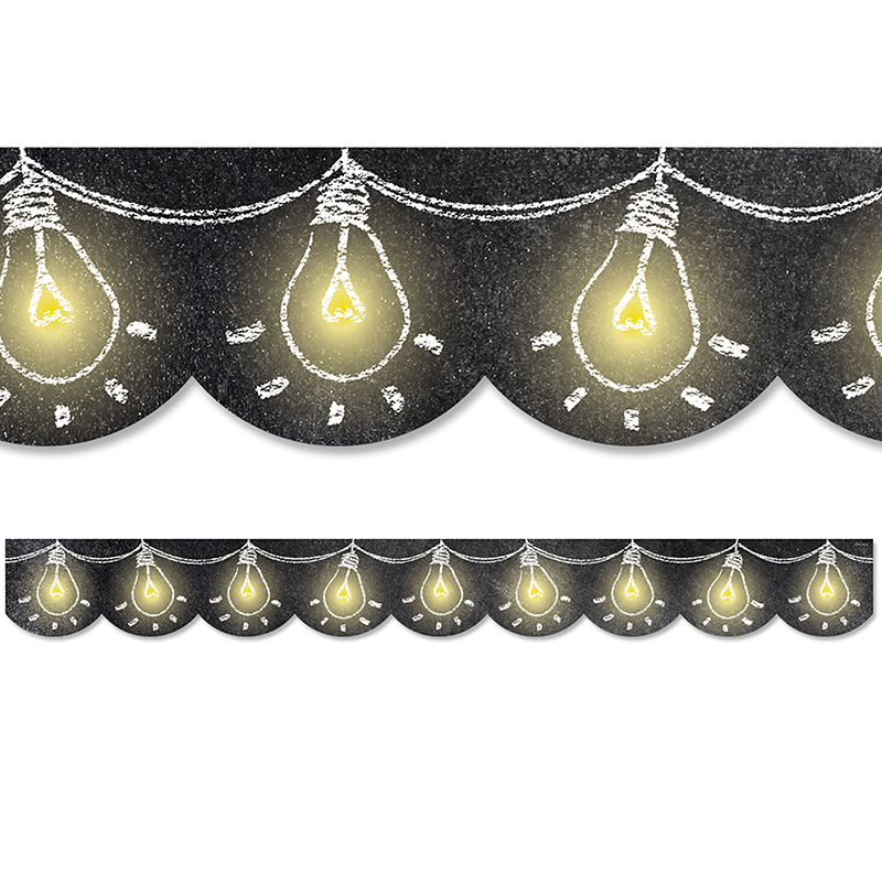 CTP10470-3 48 ft. Lightbulbs EZ Border Trim, Multi Color - Pack of 3