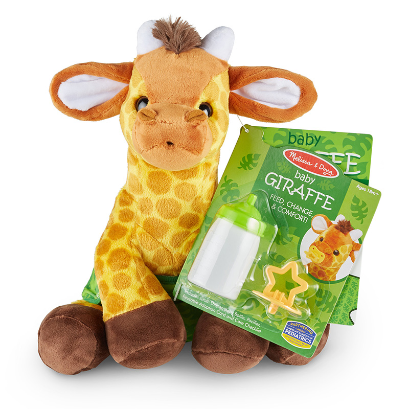 Picture of Melissa & Doug LCI30452 Baby Giraffe Stuffed Animal Toy&#44; Multi Color