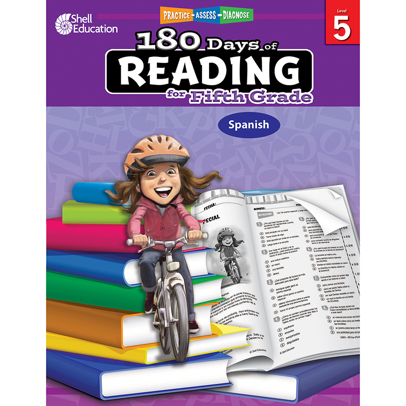 180 Days of Reading for Fifth Grade Spanish, Multi Color