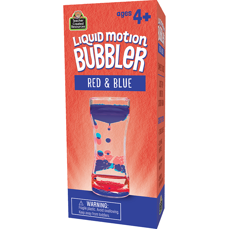Picture of Teacher Created Resources TCR20968 Liquid Motion Bubbler&#44; Red & Blue