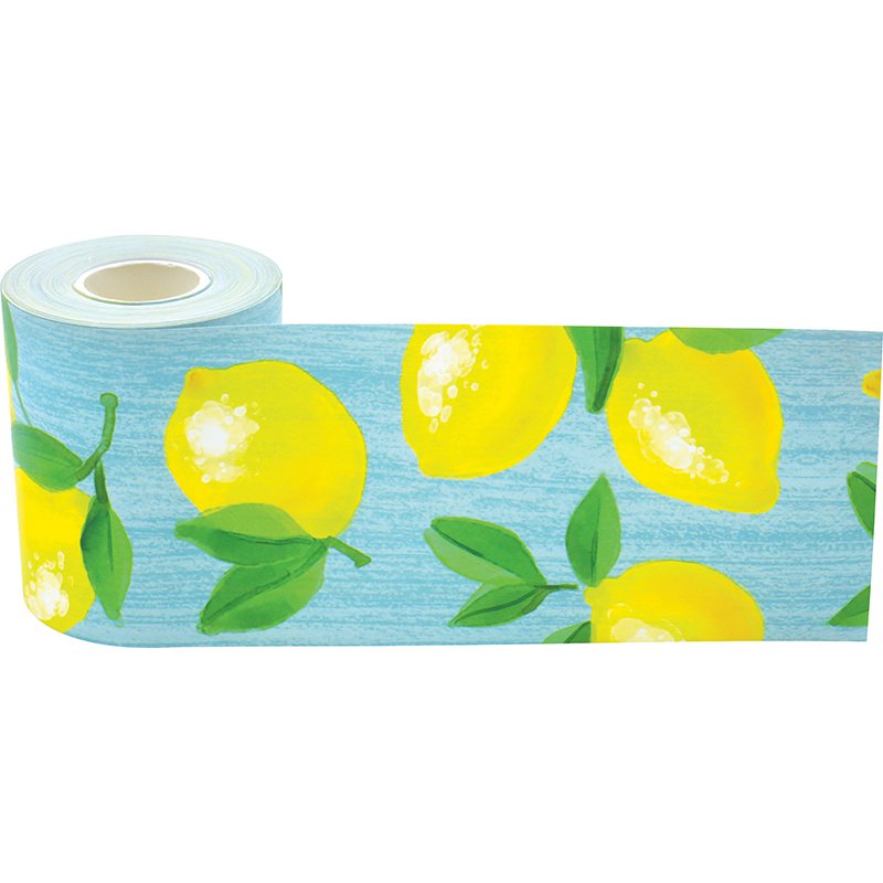 Picture of Teacher Created Resources TCR8920 Lemon Zest Straight Rolled Border